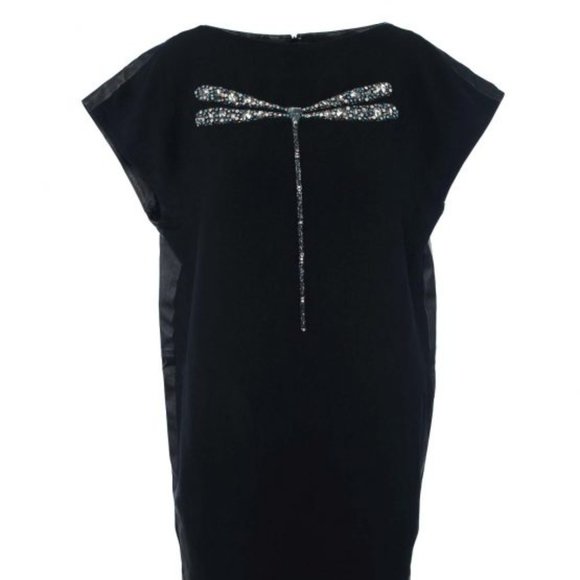 Thakoon dragonfly dress Leather panel back. NWT - Picture 6 of 9